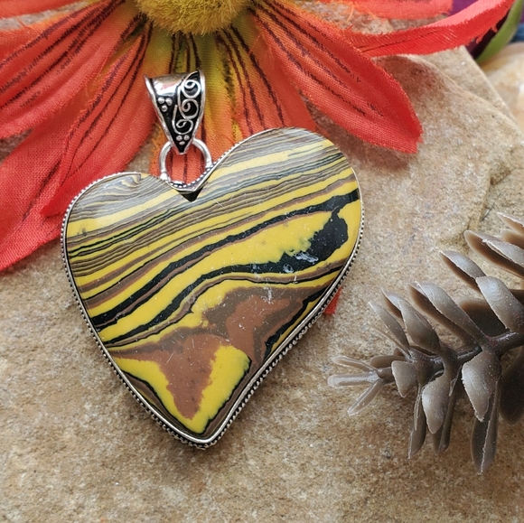 Jewelry - 🤎 TIGER CALSILICA PENDANT